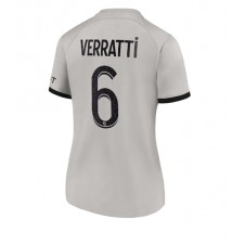 Paris Saint-Germain Marco Verratti #6 Bortedrakt Kvinner 2022-23 Kortermet